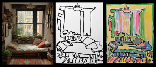 Fear of Painting - Leah Reynolds (Saturday, November 8th- 11:30am - 1:30pm)  $40. Age 12+ (Ages 8-12 with adult)