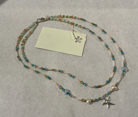 Silver Starfish Necklace