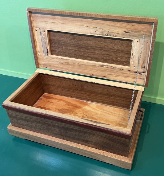 Oak and Spalted Maple Trunk