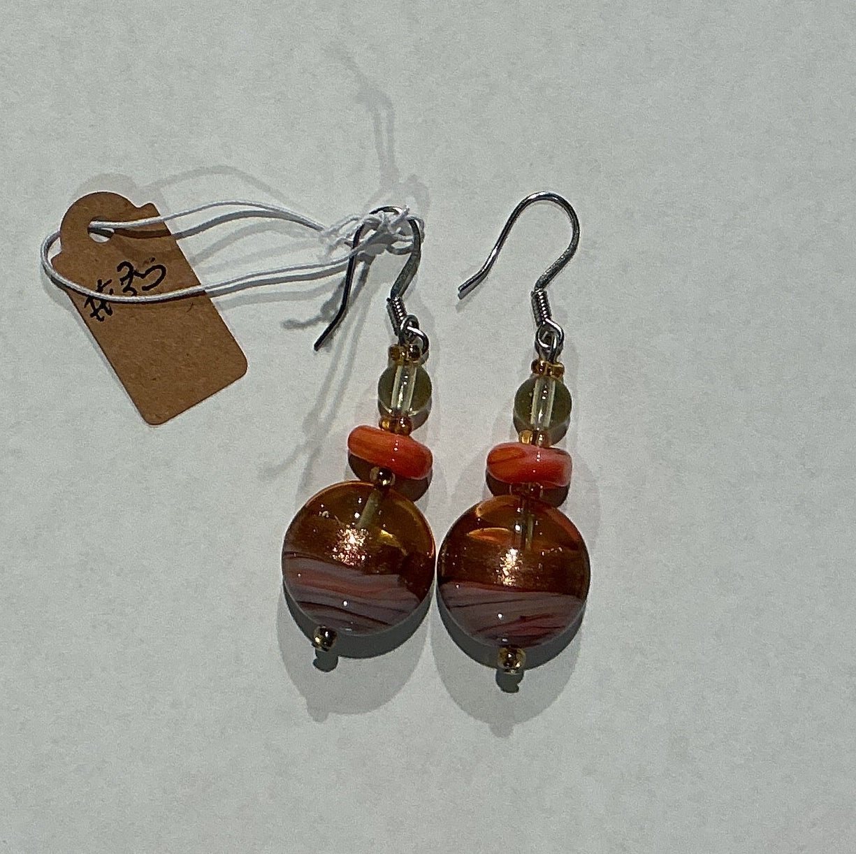 Earrings - Orange