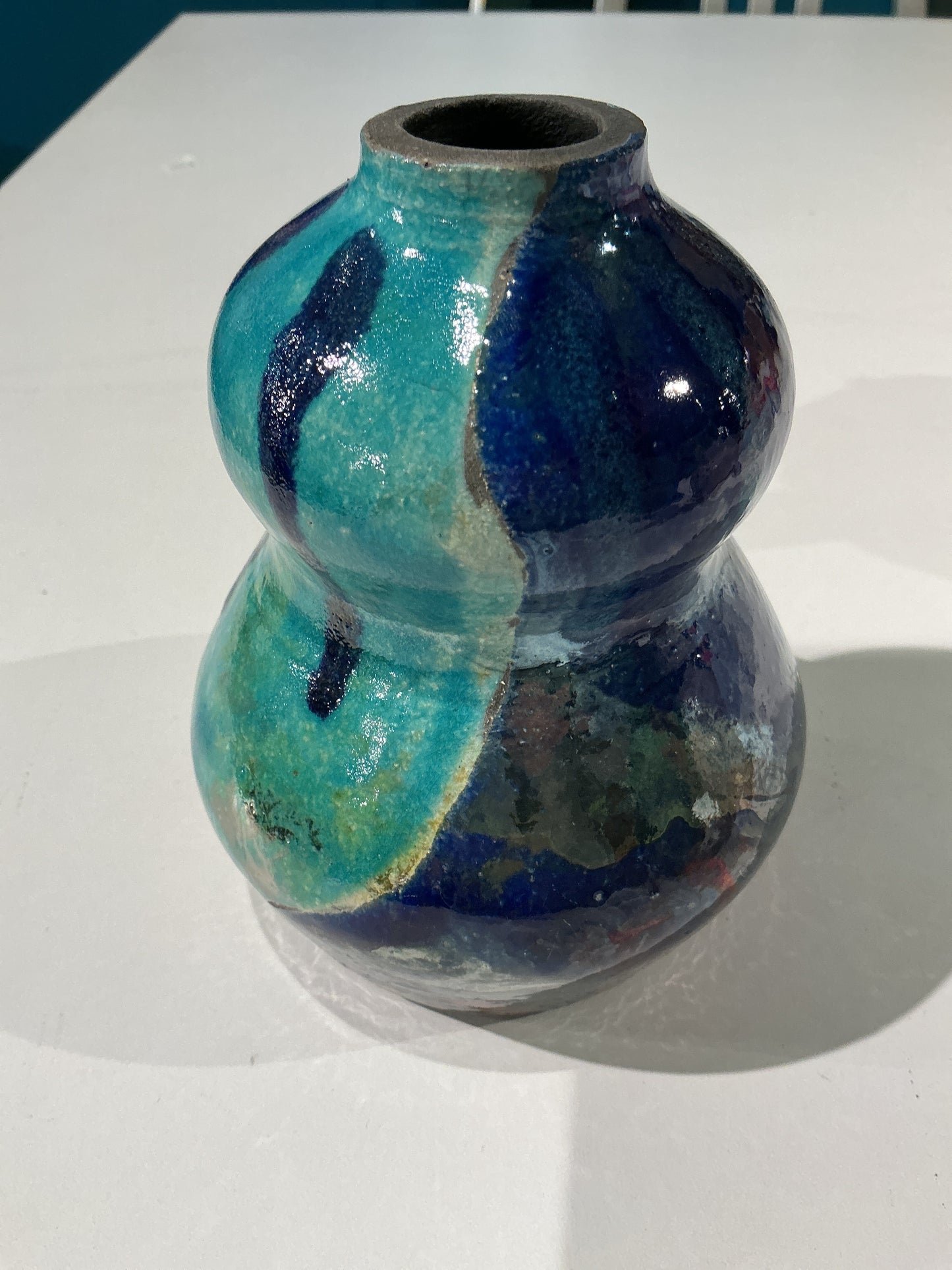 Raku Vase