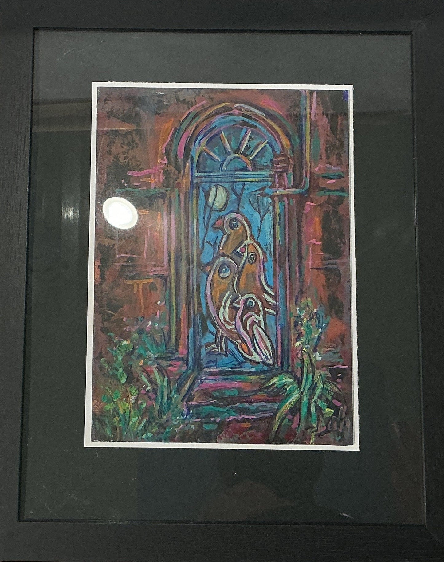 Birds in the Doorway