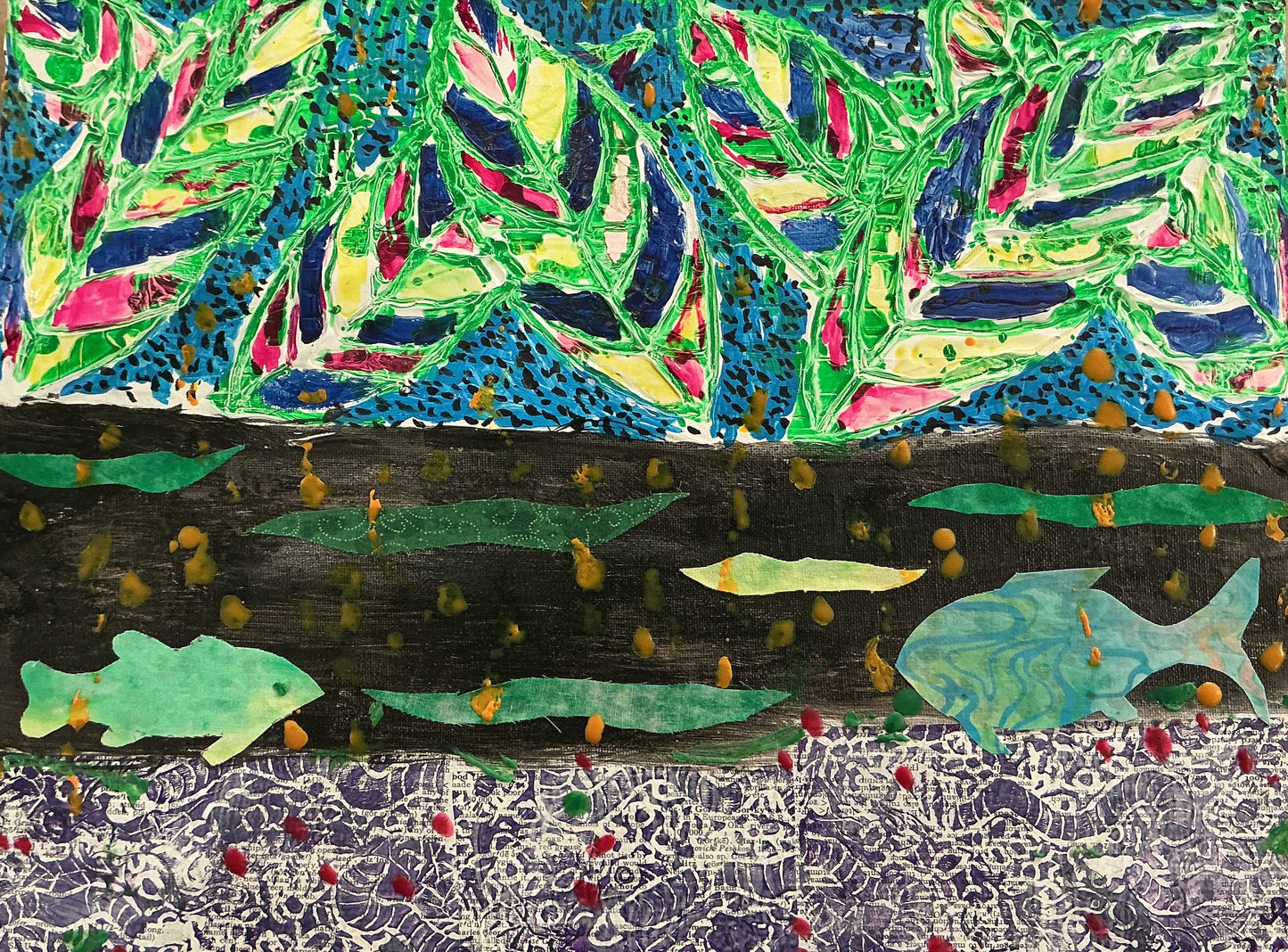 Leaves/ Fish/ Waves