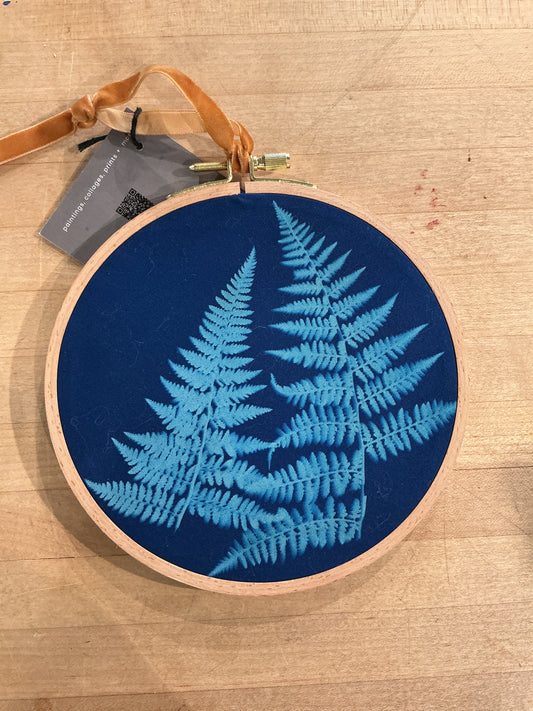 Ohio Fern Cyanotype
