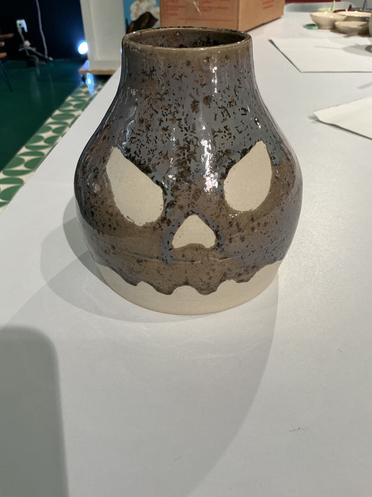 Skull Style Vase