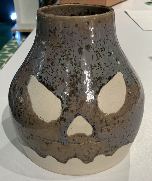 Skull Style Vase