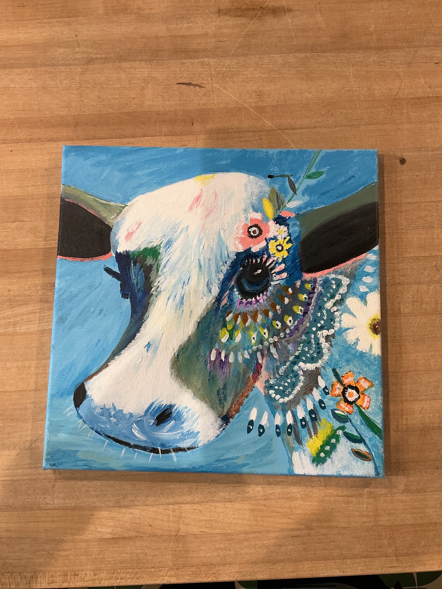 Mardis Gras Cow