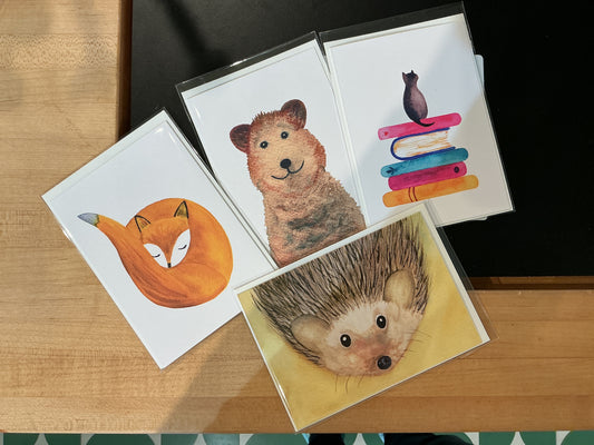 Hand Painted Greeting Card