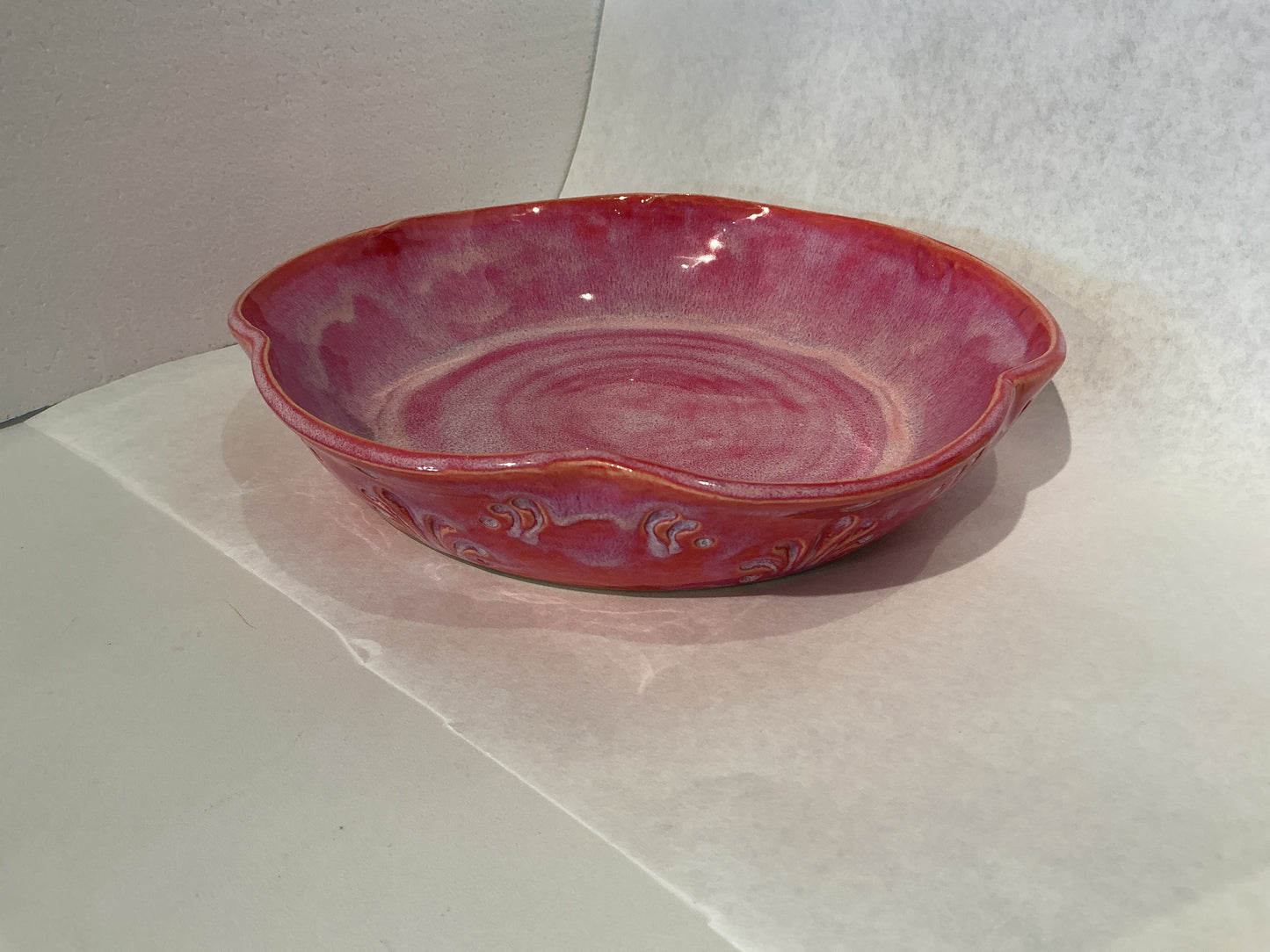 Pink Floral Bowl/Plate