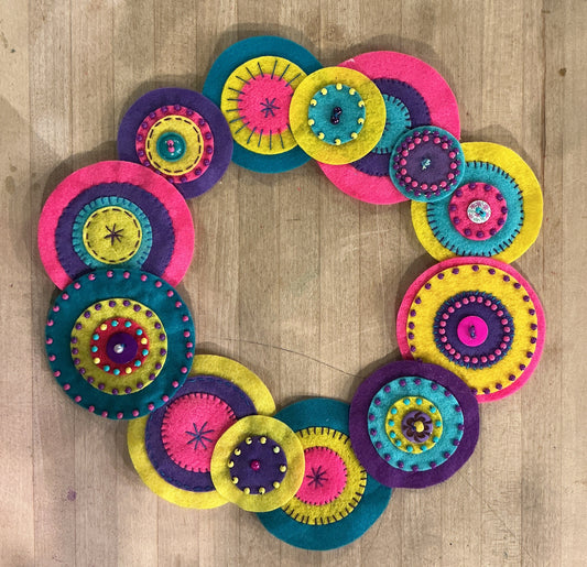 Up cycled Wreath
