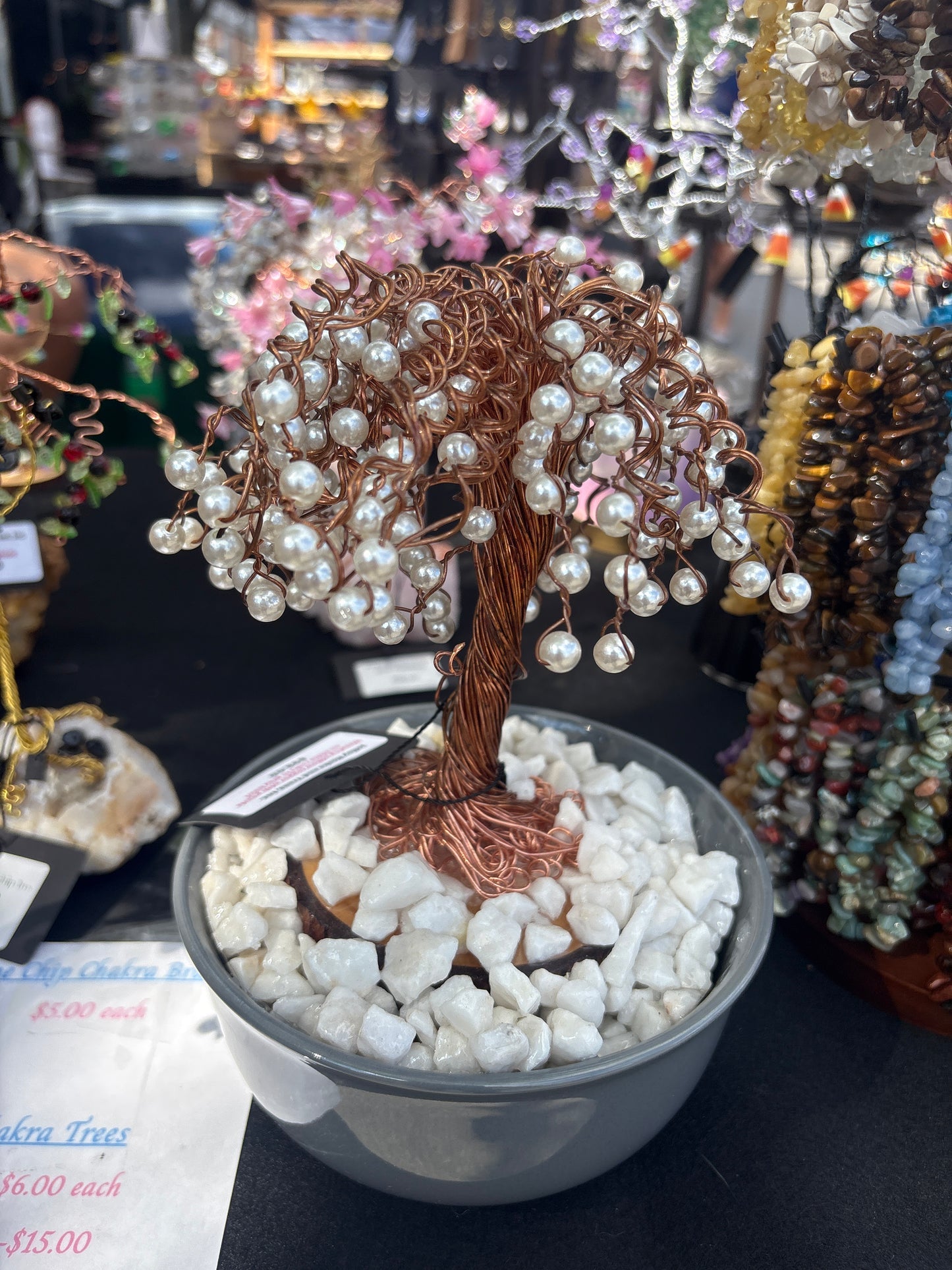 Weeping willow with pearls