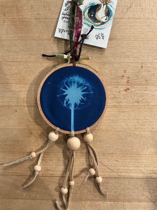 Ohio Dandelion Cyanotype