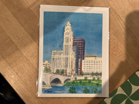 The LeVeque Tower Card - JS