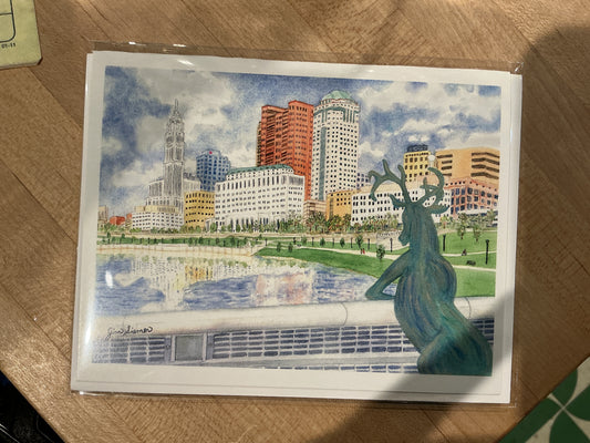 My Deer Columbus Card - JS