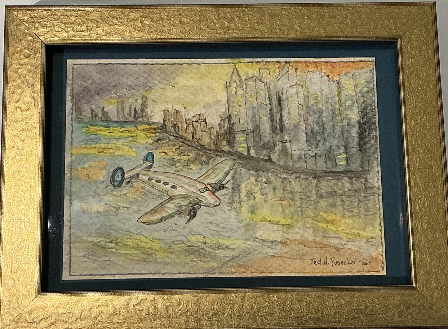Airplane City Scape
