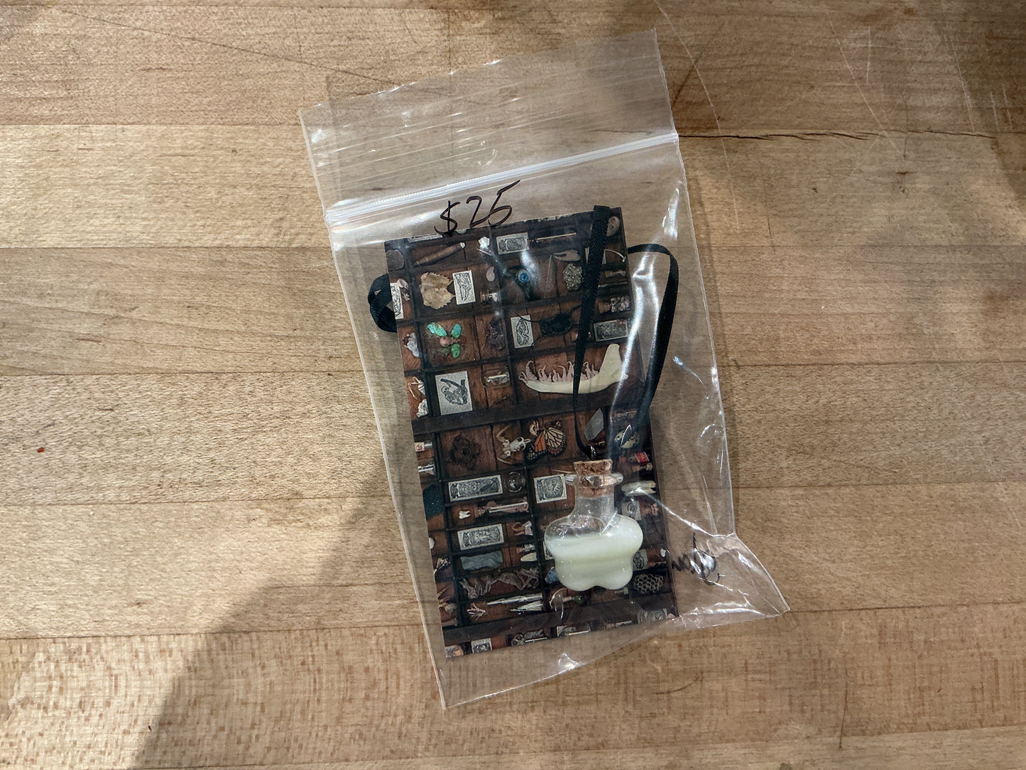 Glow In the Dark Potion Bottle Pendant