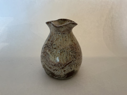 Small White Glass Vase