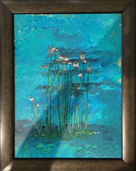 Reeds In Blue