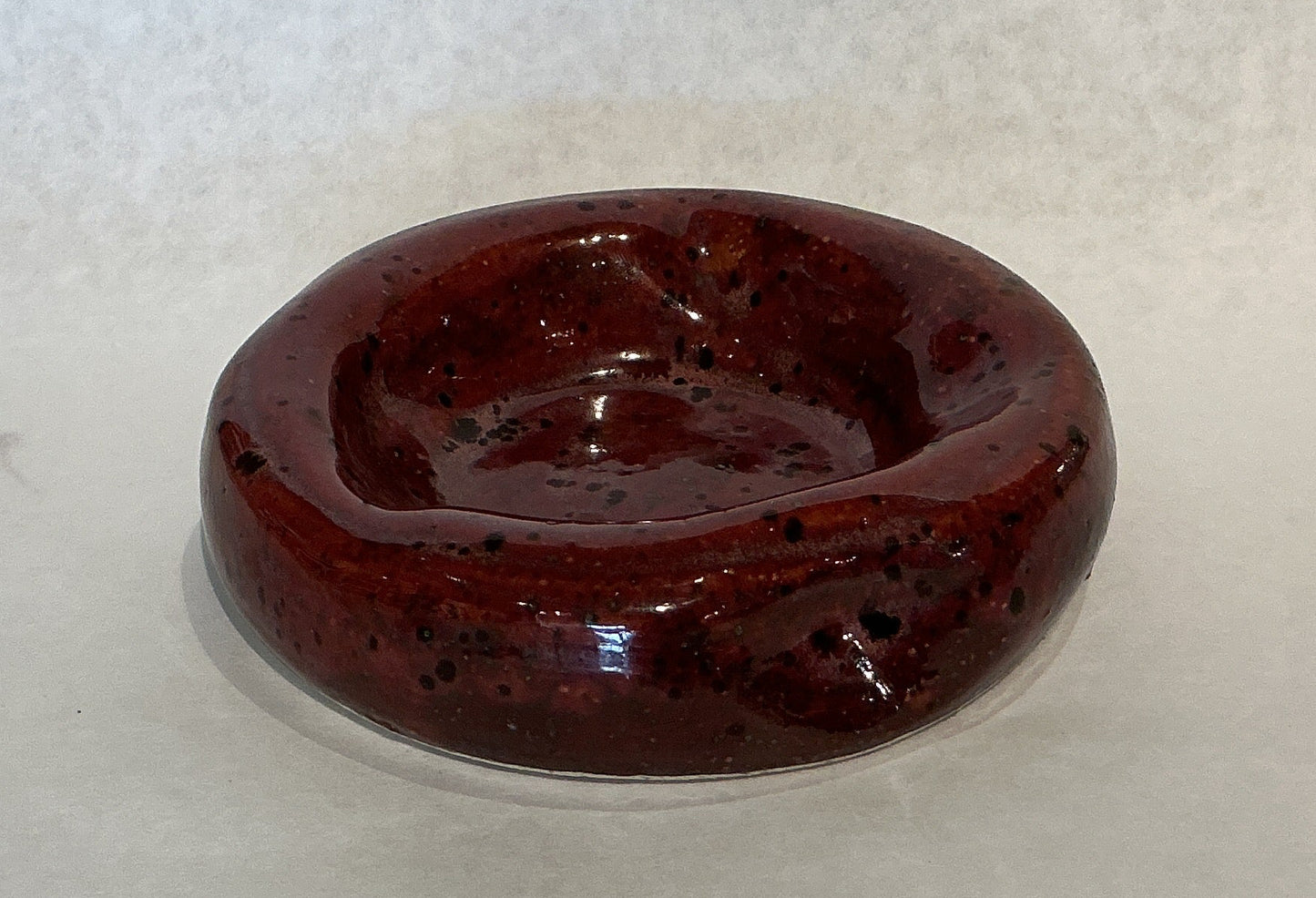 Speckled Plum Donut Plate