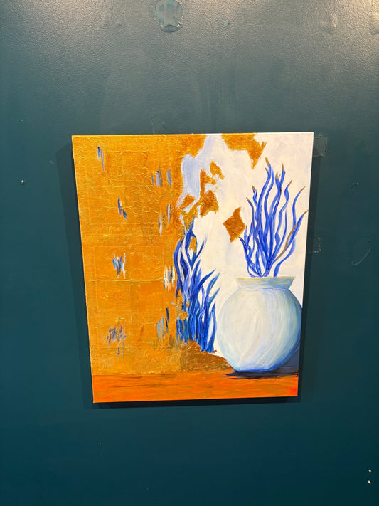 White Vase Painting -EN
