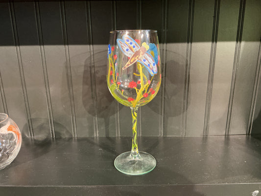 Dragonfly Wine Glasses
