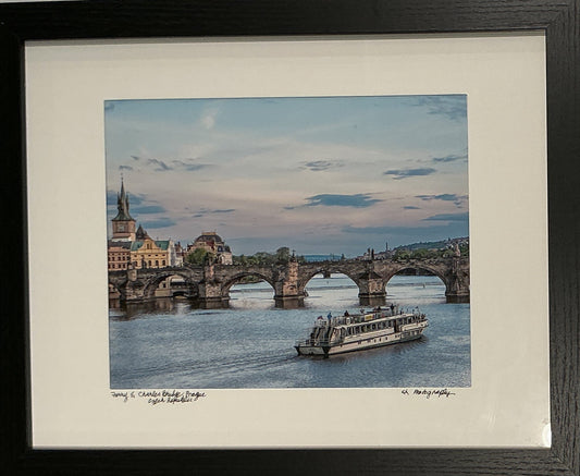 Ferry and Charles Bridge
