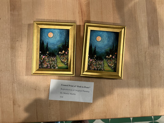 Framed Print of “Path to Peace”  - MM