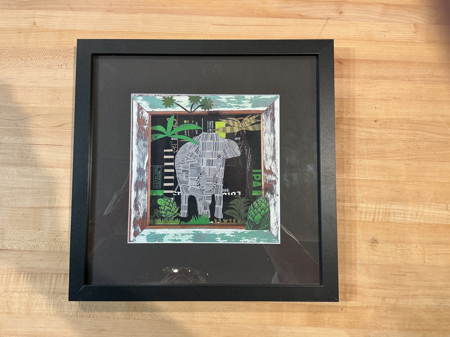 Framed Elephant Print