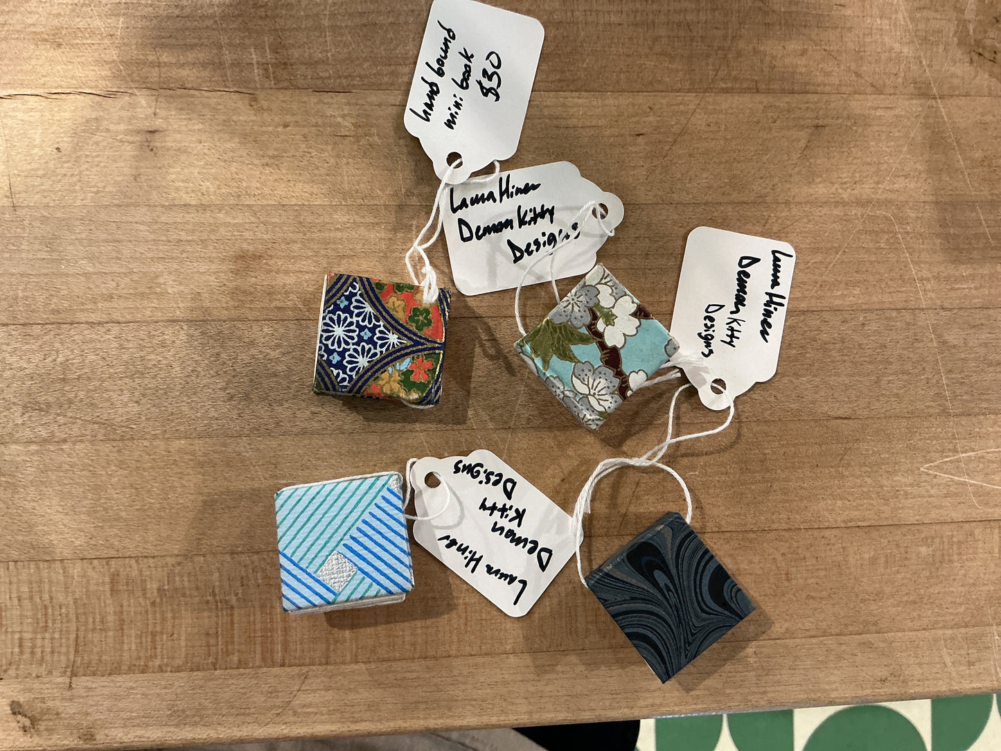 Tiny Hand-bound Books