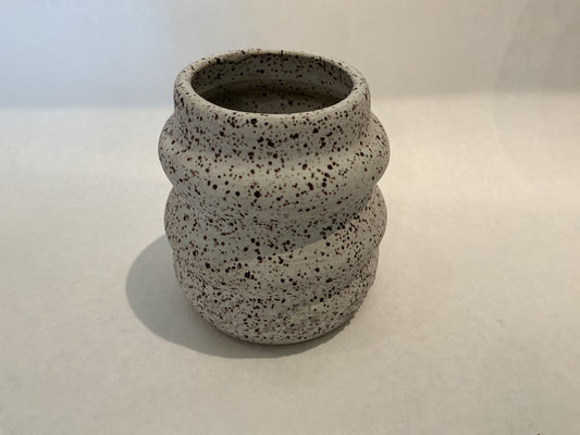 White Speckle Matte Vase