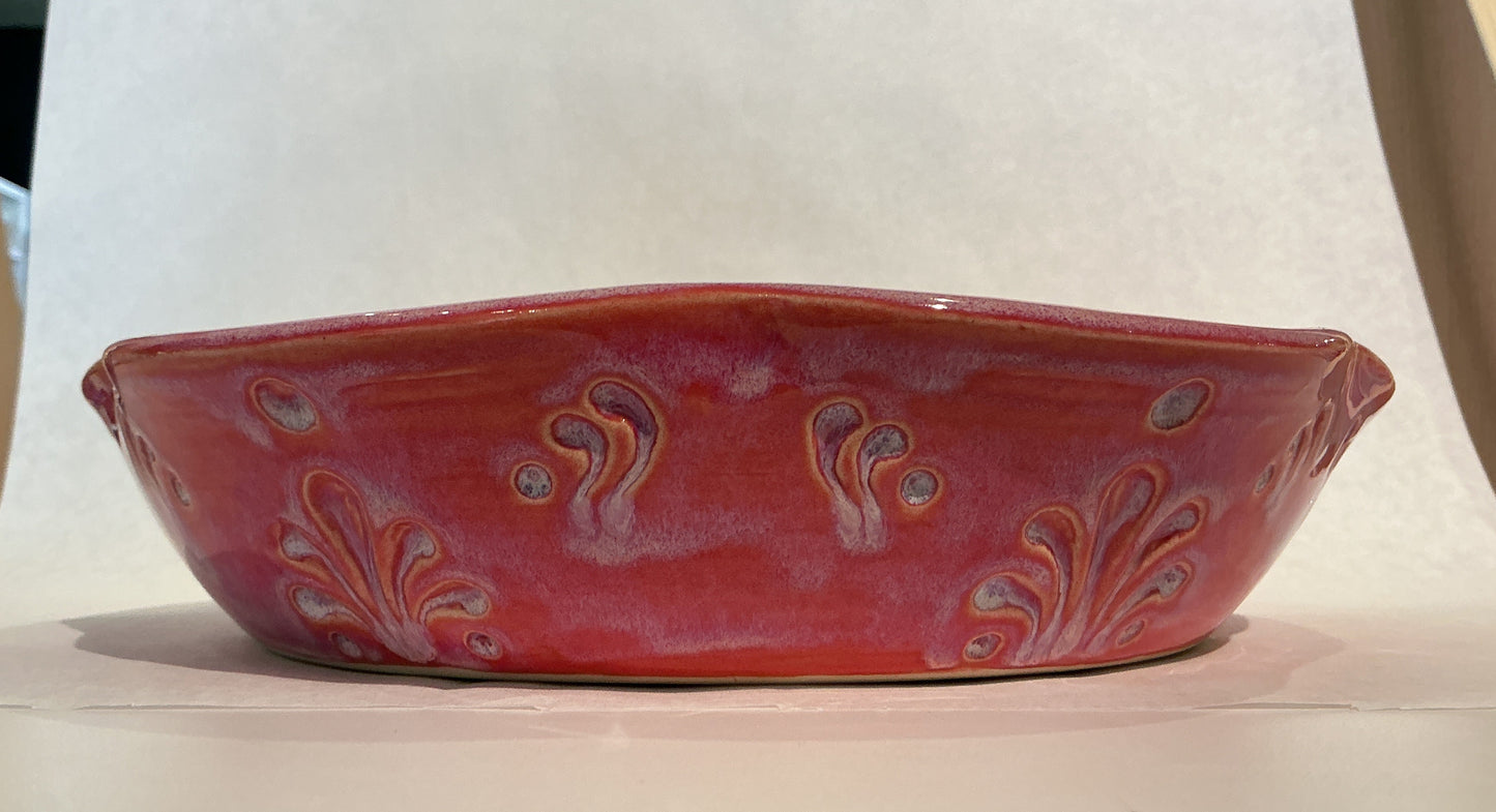 Pink Floral Bowl/Plate