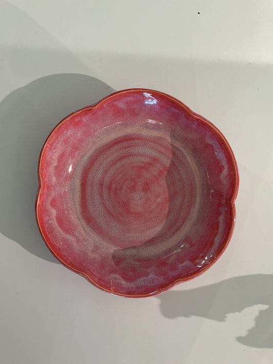 Pink Floral Bowl/Plate