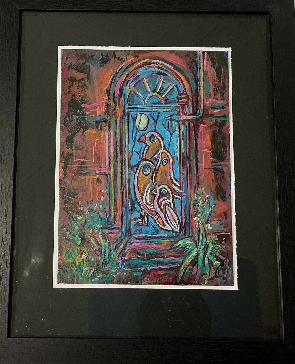 Birds on the Doorway