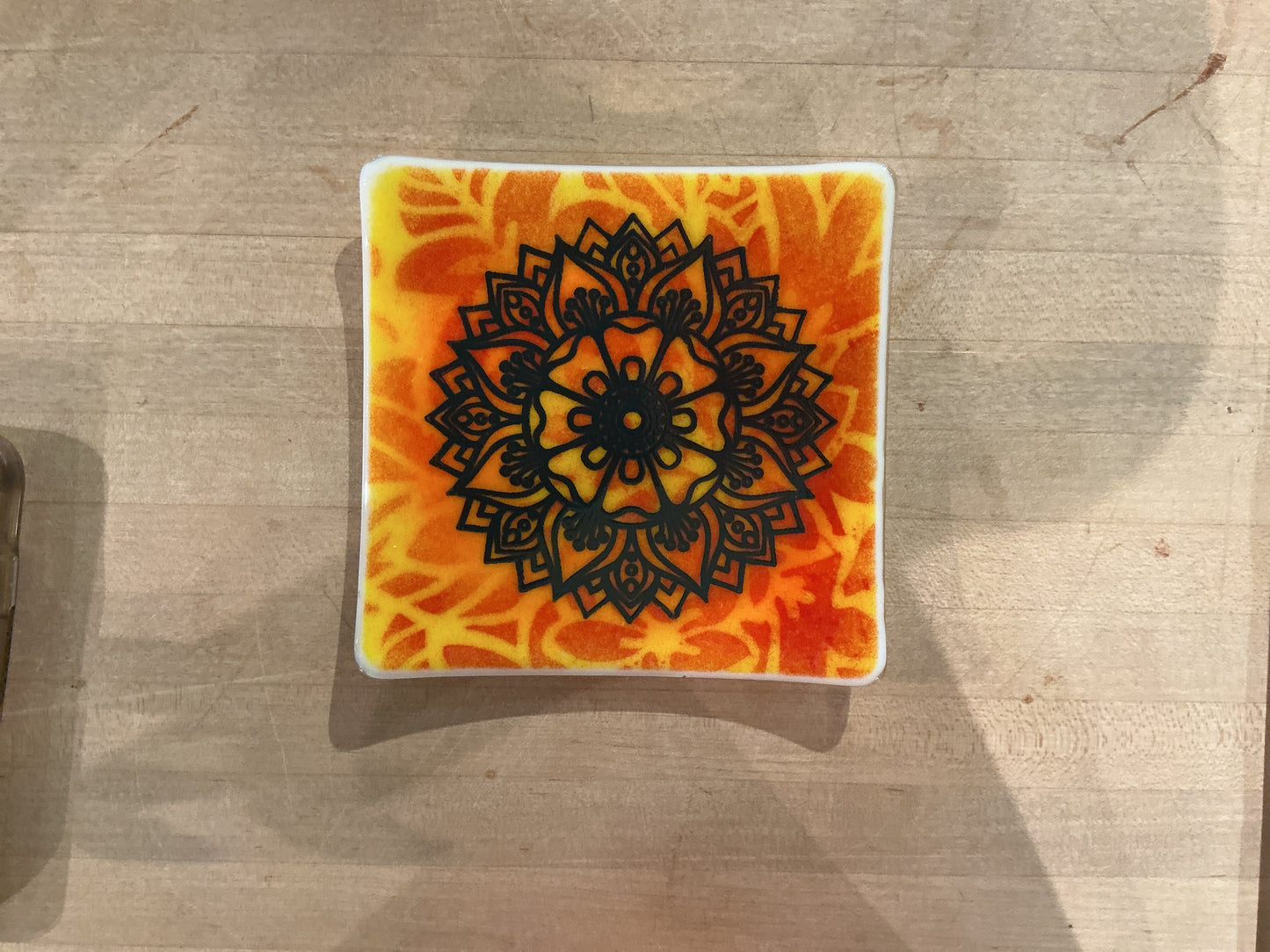 Orange Mandola Plate