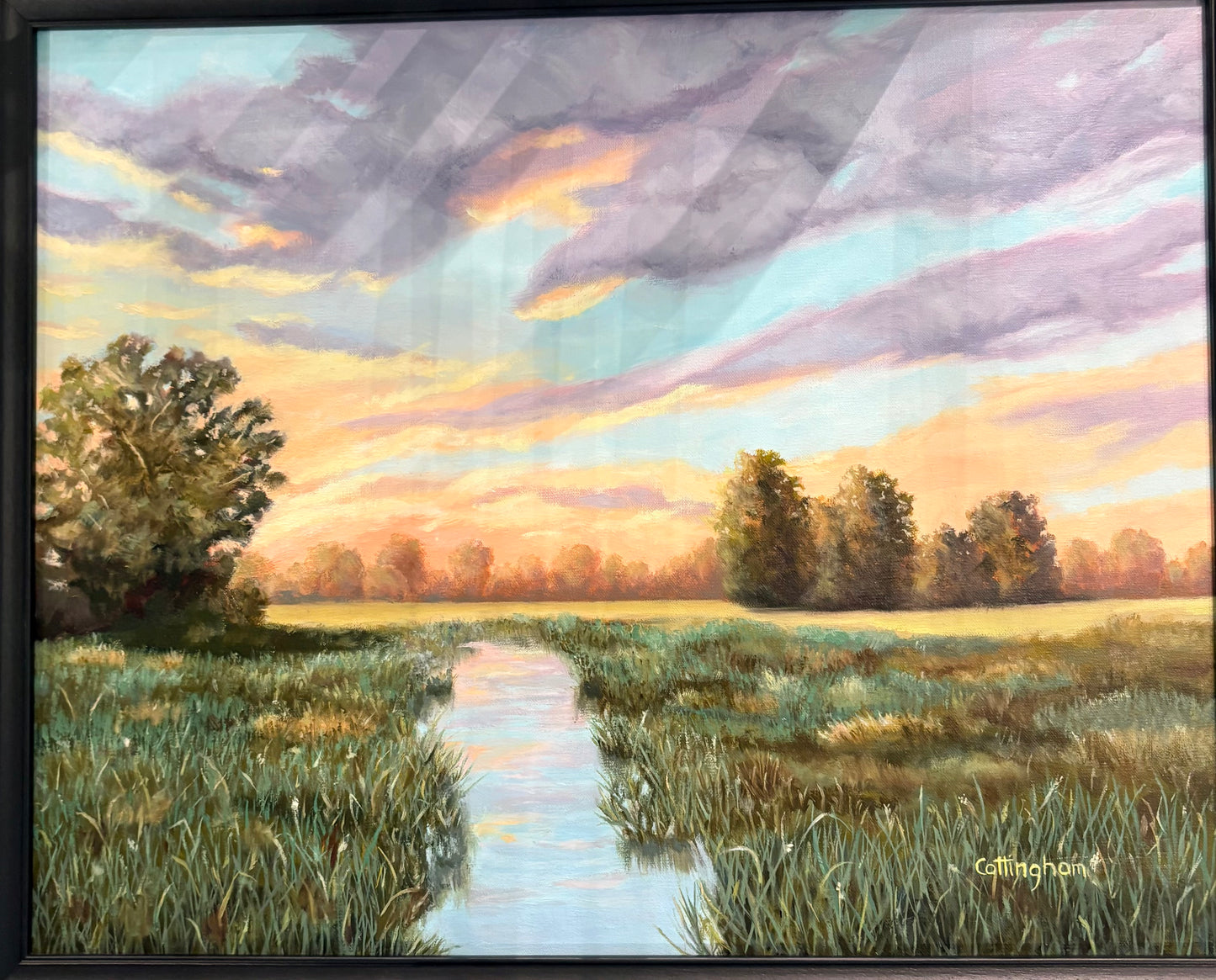 Sunset in the Marsh
