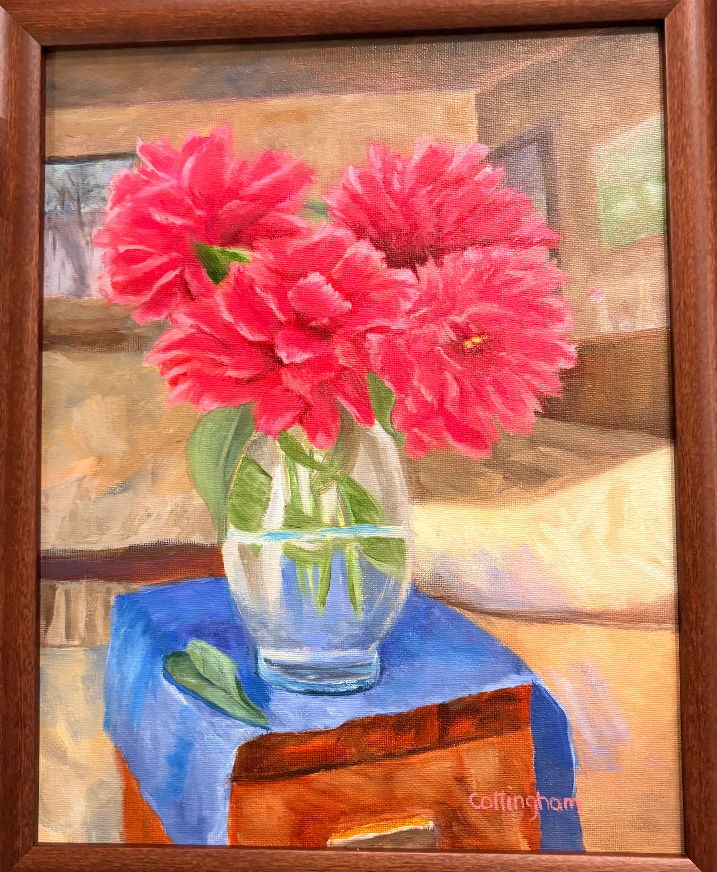 Peonies in Bedroom