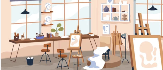 Just Paint with Art Guide: Leah Reynolds. Saturday, December 20 from 11am - 1pm - Ages 8-Adult (8-11 must be accompanied by an Adult) $35