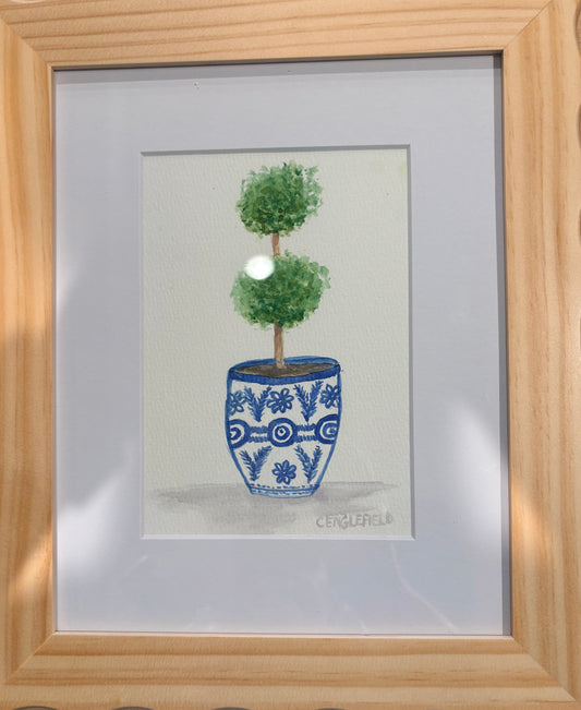 Blue Hydrangea- Double Ball