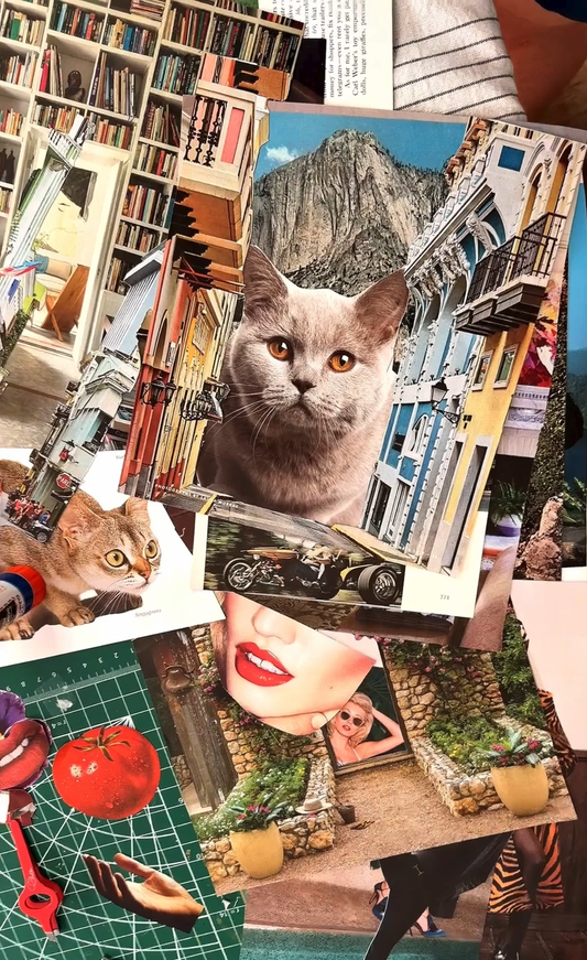 Collage Art. Friday, October 23. 5-7pm Art Guide - Sam Allen. Learn some new collage tips and make your own collage masterpiece! Adults only.