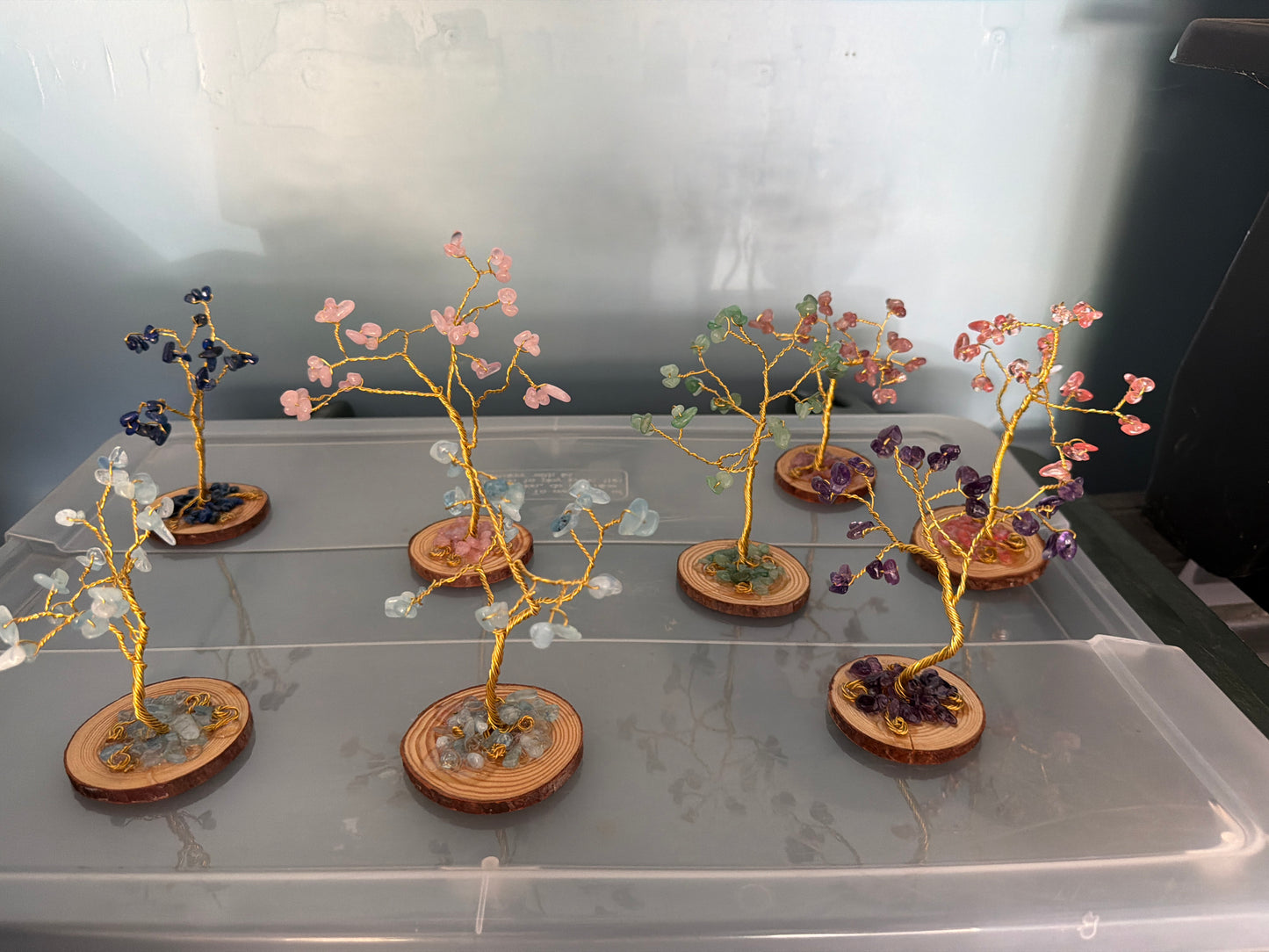 Beaded Wire Bonsai Trees Sunday, December 13 from 1-3pm. Art Guide: Lisa Jolley - Bring your creativity to this class and learn how to wire wrap a tree with little stone chakra chips or beads and put the tree on a base. Age 18+
